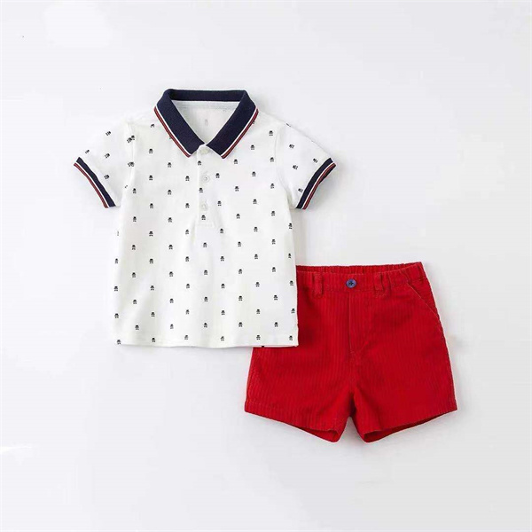 polo shirt&shorts