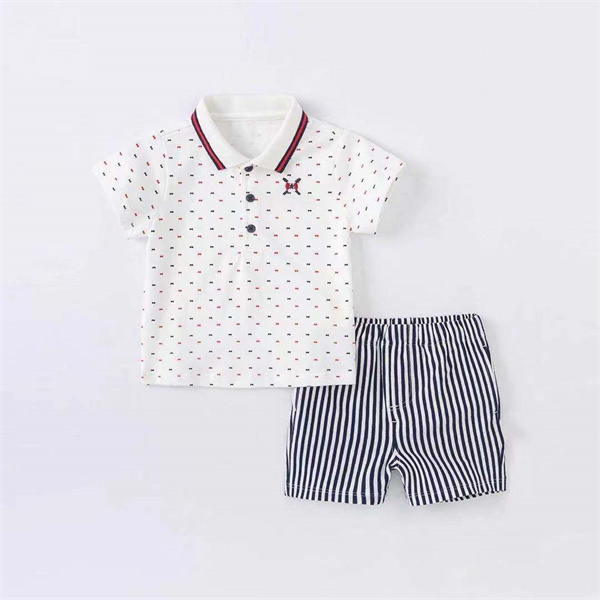 printing polo shirt &shorts