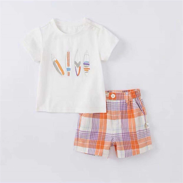 boat T-shirt&shorts