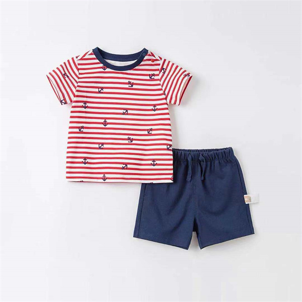 ship's anchor T-shirt&shorts