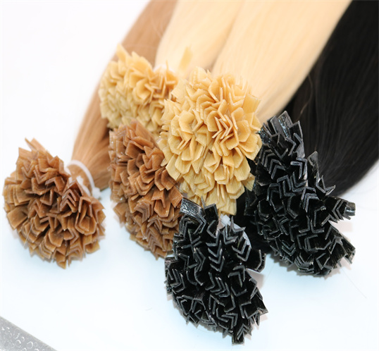 Wholesale high quality different color v tip hair extensions