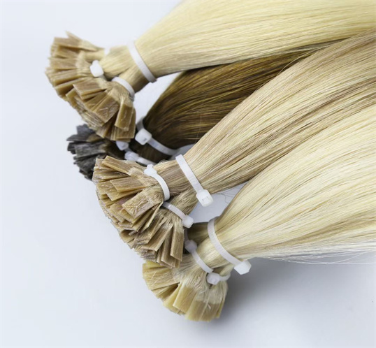 Double Drawn cuticle intact remy flat tip extensions