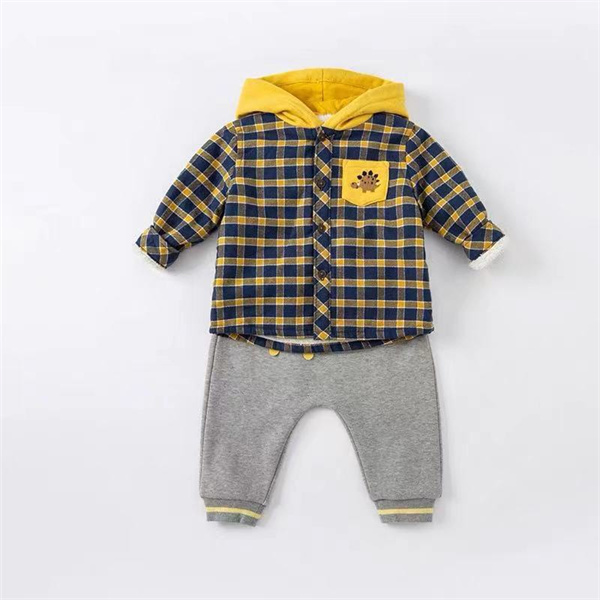 checks shirt baby suits