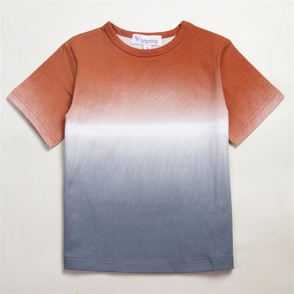 gradient round neck t-shirt