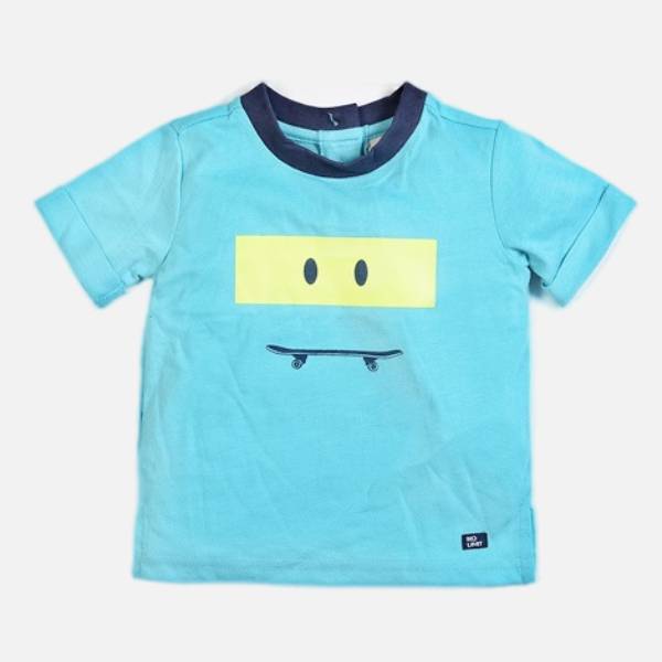 SMILE BLUE T-SHIRT