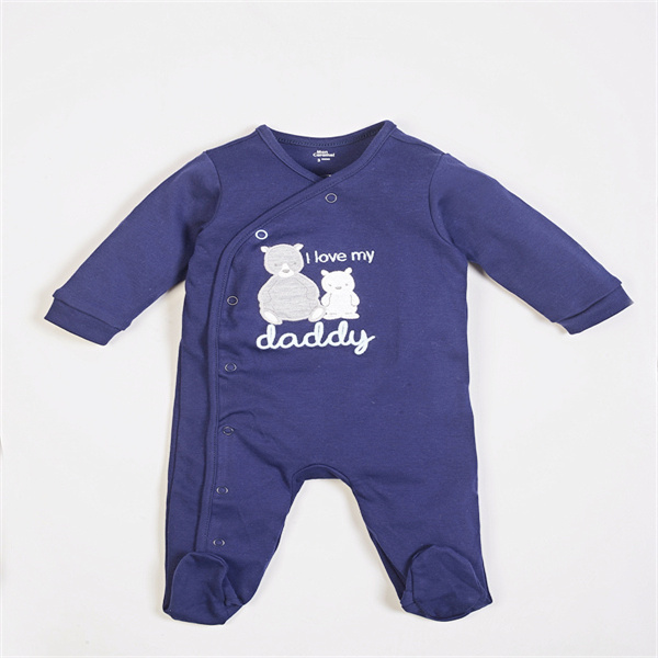 bear navy  romper