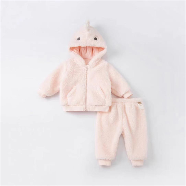 Pink duck with hood pajamas