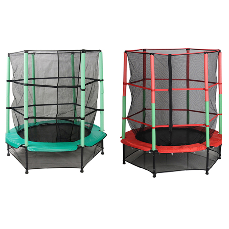 55” Medium trampolines with protective nets
