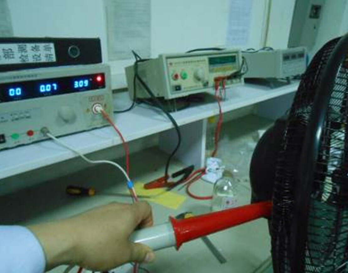 QC-Electric fan high-voltage insulation test  random inspection