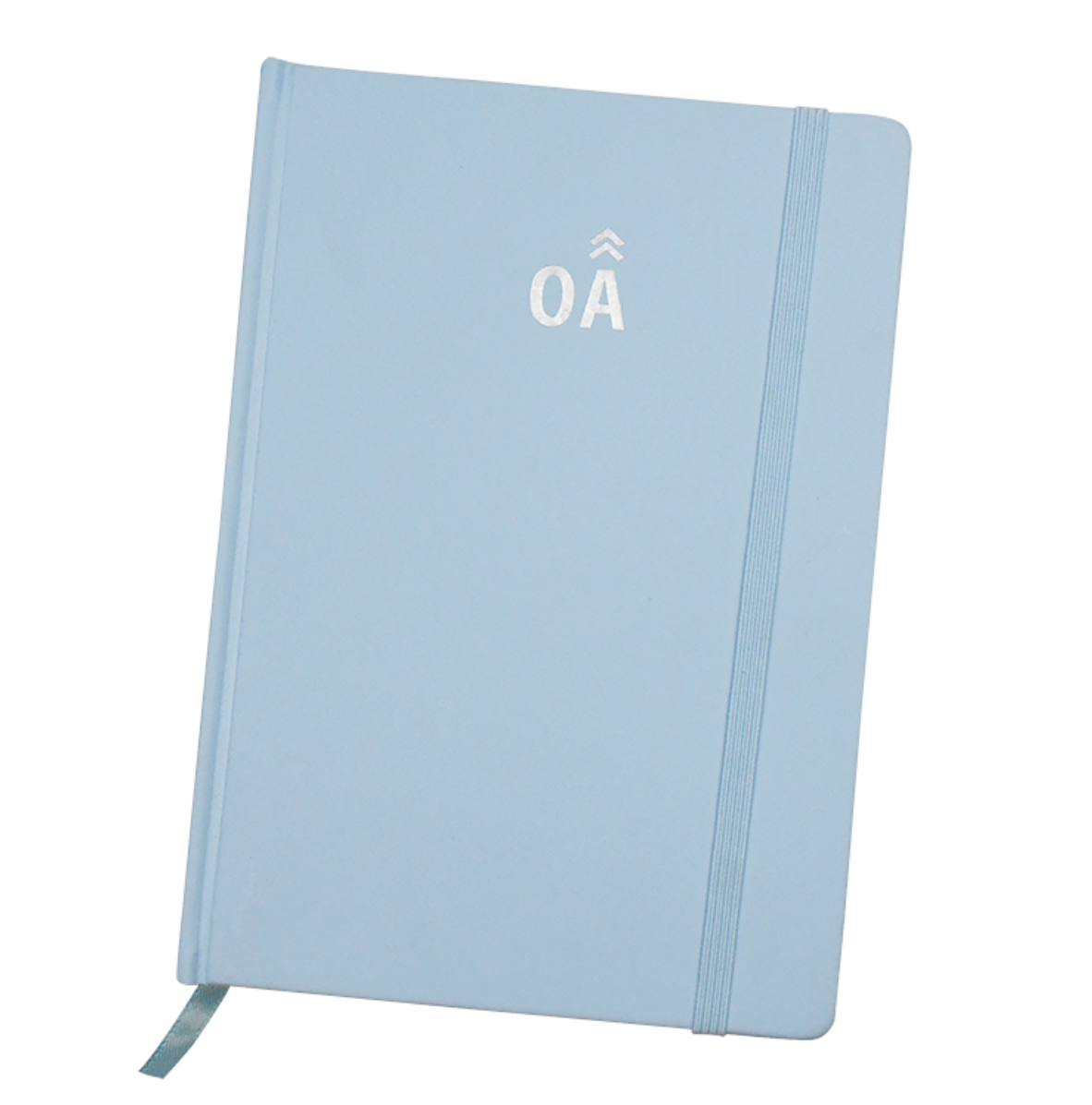 Silver Foil Logo Case Binding Hardcover Notebook