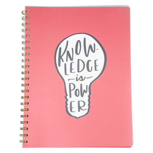 Personalized A5 Plastic Cover Spiral Notebook