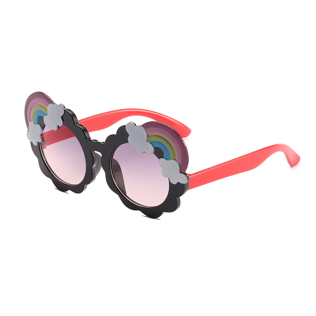 KAILIANG 61026 Cartoon Rainbow Style Kids Sunglasses