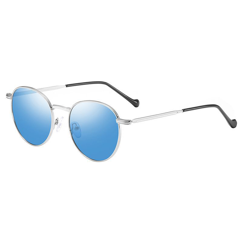 KAILIANG 201988 Retro Round Frame Polarized Sunglasses For Women