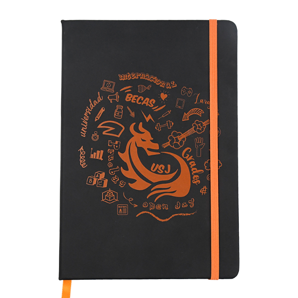 Personalized Elastic Band Leather Journal