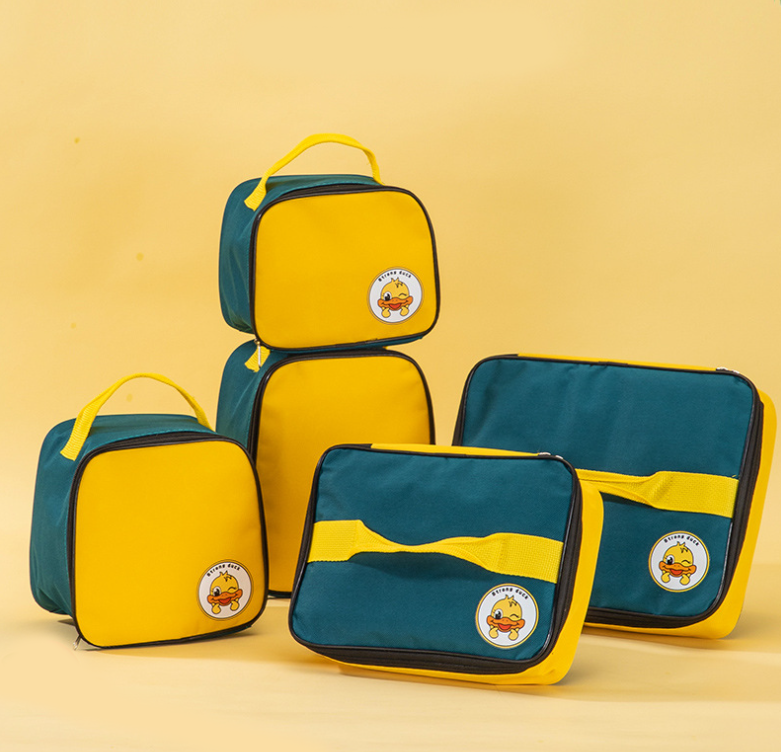 Yellow duck small cooler bags
