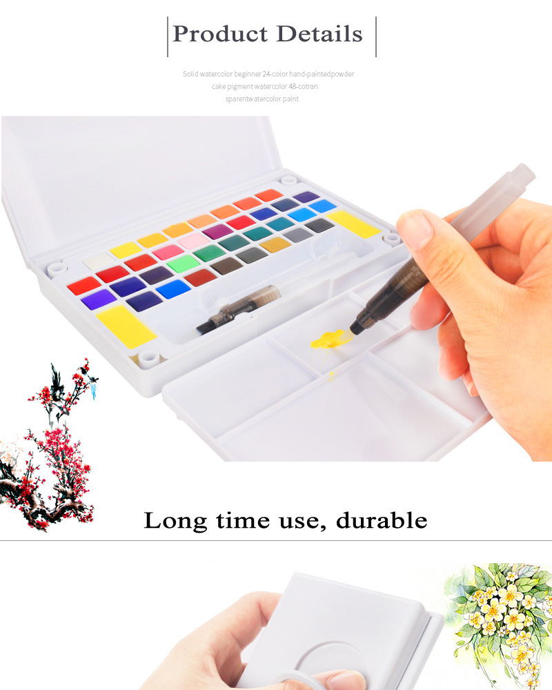 water color paint cake