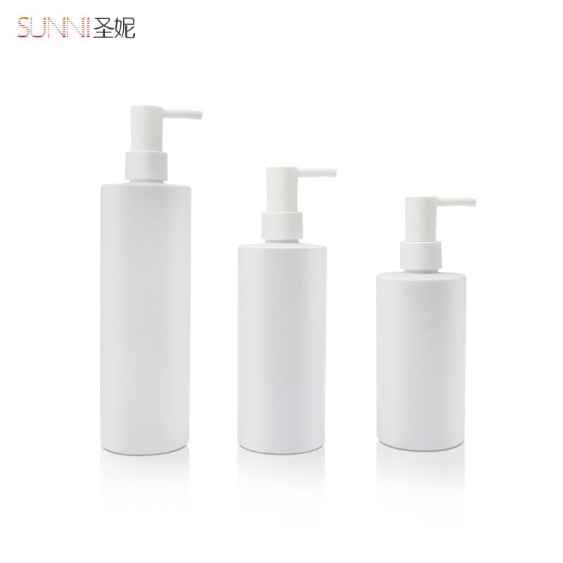 Plastic Shampoo Bottle with Dispenser Pump