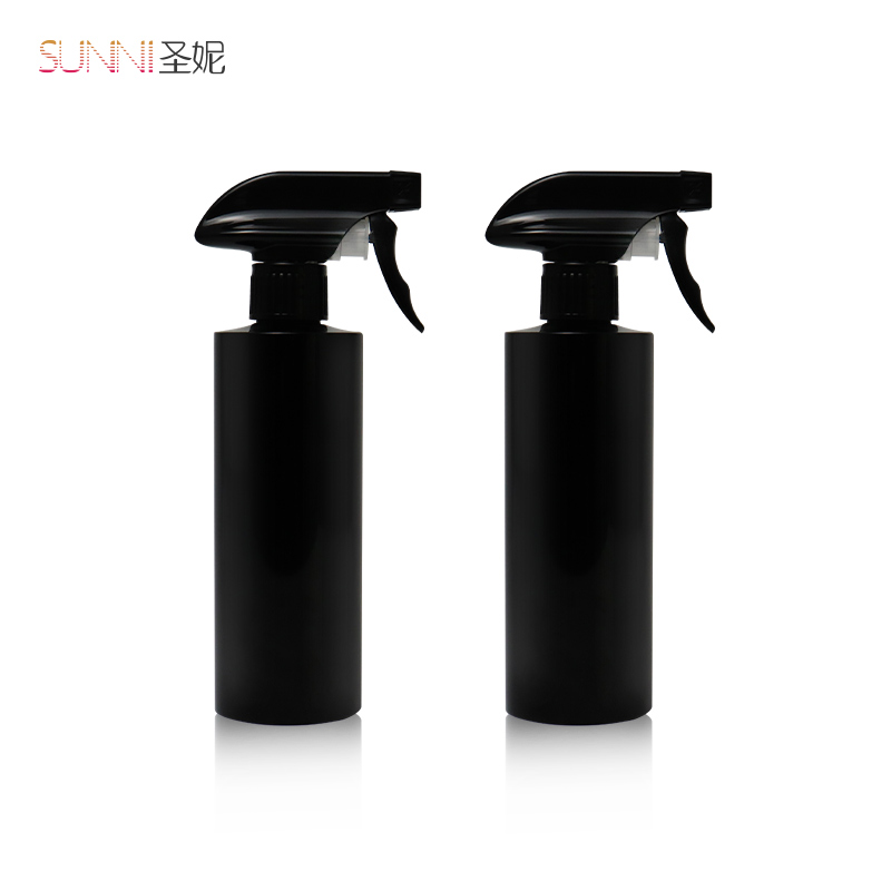 400ml black color empty spray bottles wholesale in store for sale