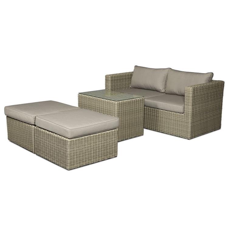 Yoho Outdoor leisure PE rattan weave daybed patio sectionals & sofas