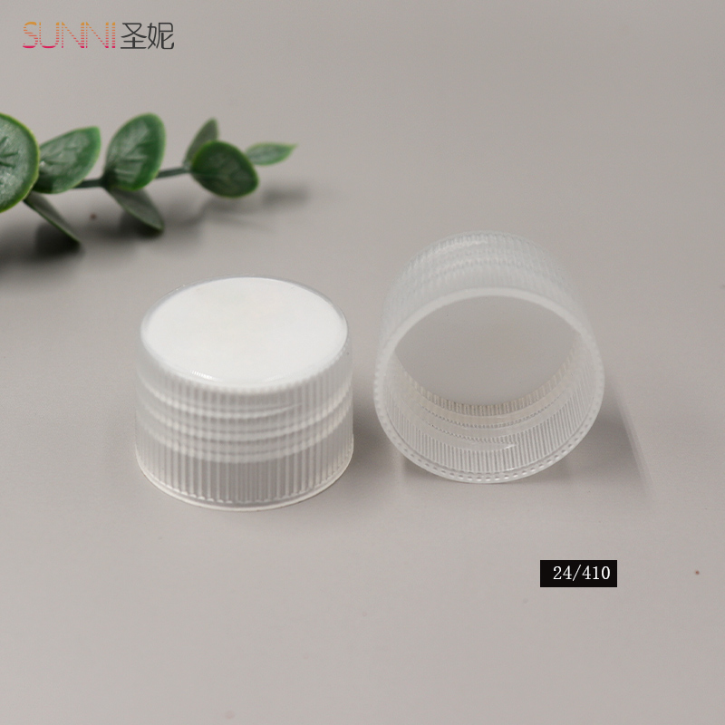 Custom Ribbed Shampoo Lotion Bottle Screw Cap