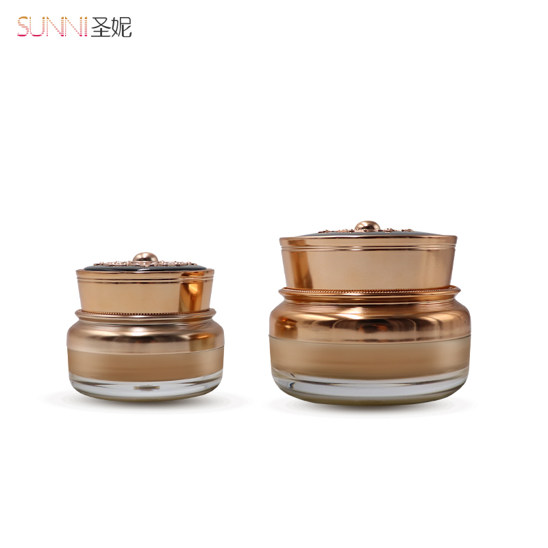 In Stock Premium Gold Body Face Cream Jar