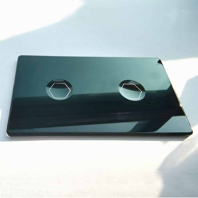 Custom blind-friendly anti-fingerprint Gorilla glass panel