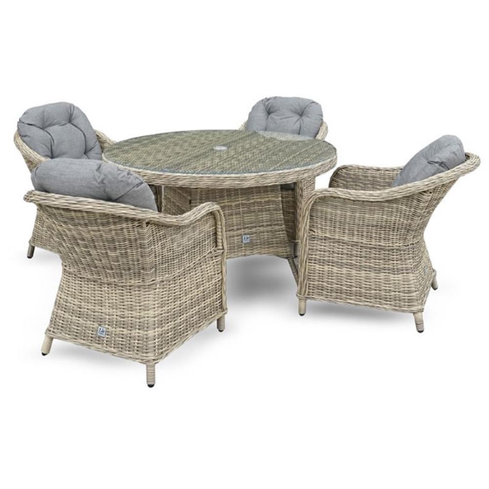 Wicker Dining Sets-5piece outdoor PE rattan  wicker patio dining set