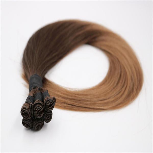 High quality ombre hand hair extensions for USA hair salon