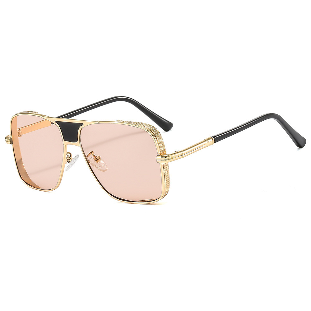 KAILIANG M530 Retro Metal Oversized Sunglasses For Women 2022