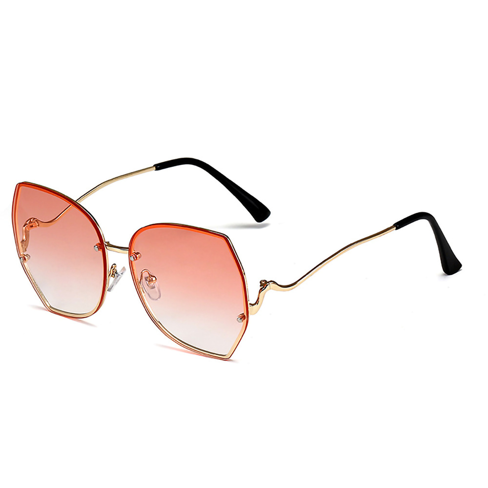 KAILIANG 3757 Irregular Large Frame Fashion Sunlasses for Women 2022