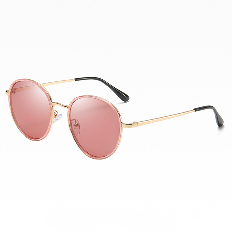 KAILIANG 201974 Trendy Vintage Round Frame Polarized Sunglasses For Women