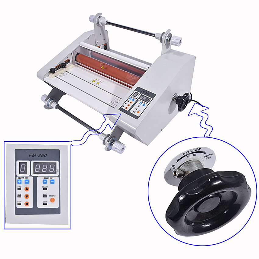 A3 hot roll laminator FM-360