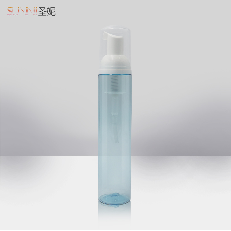 100ml Clear Blue Foam Soap Pump Bottle