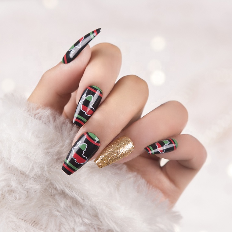 Easywell 28 pieces wholesale OEM pattern design artificial nails