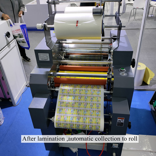 RS-420B  roll to roll laminating machine 