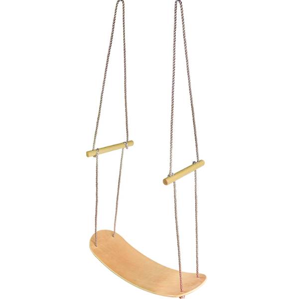 Wooden Surf Tree Swing Set with Hanging Rope