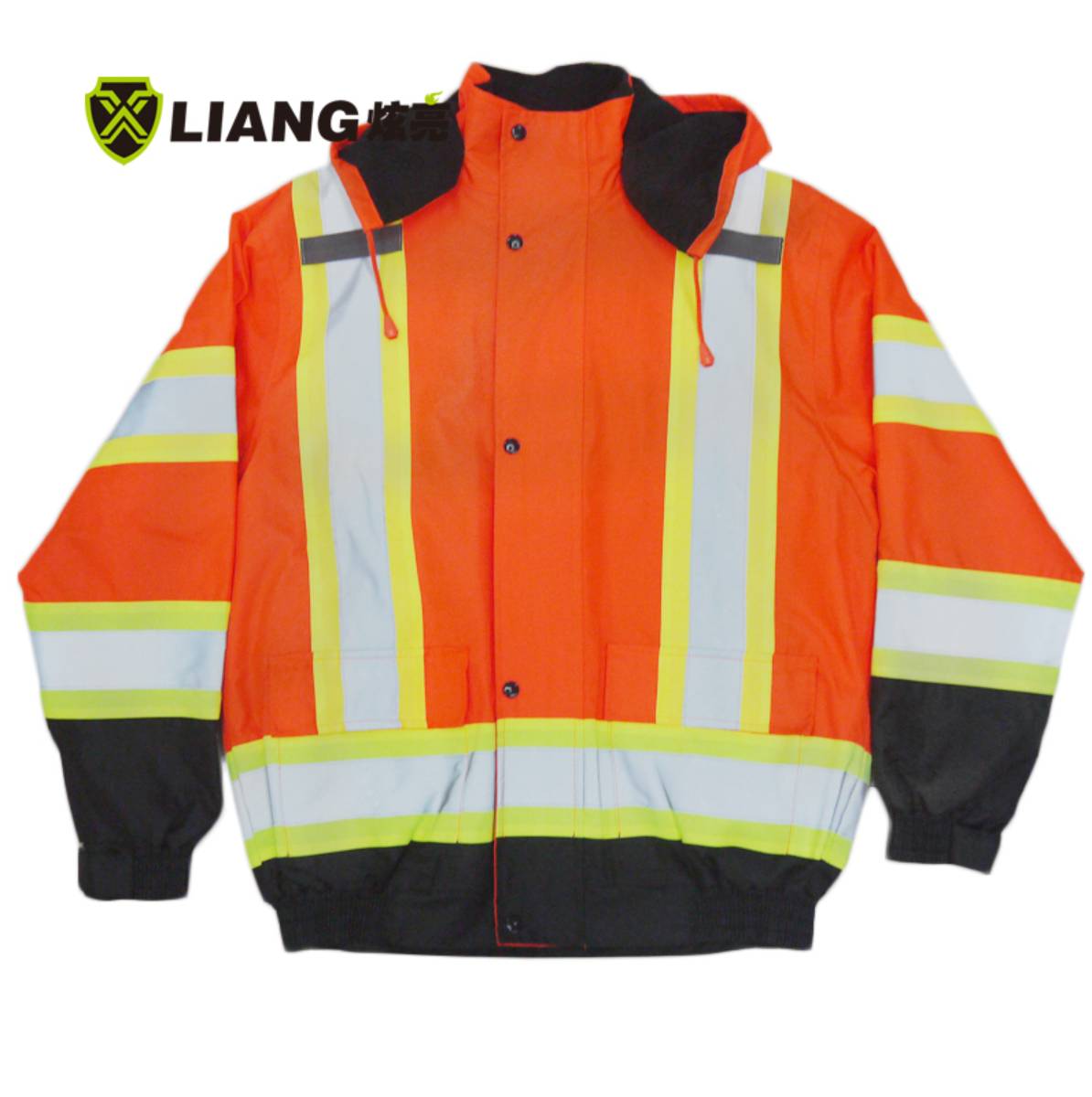 Reflective waterproof warm jacket