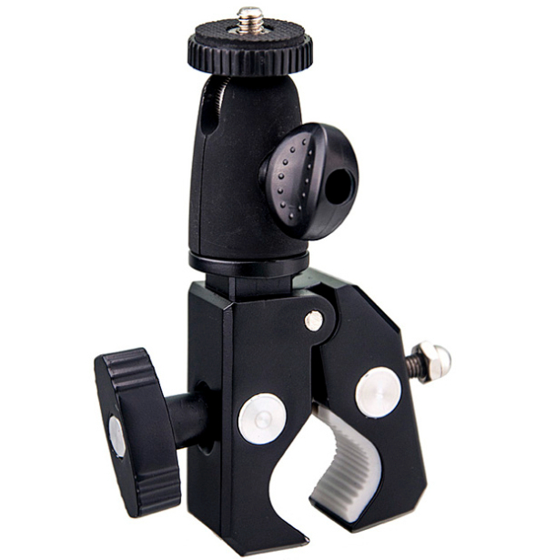 Universal 1/4 Screw Adjustable Camera Mount Metal Strong Grip Rotating Camera Mount