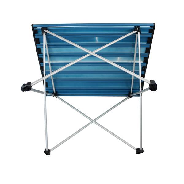 Aluminum folding camping table