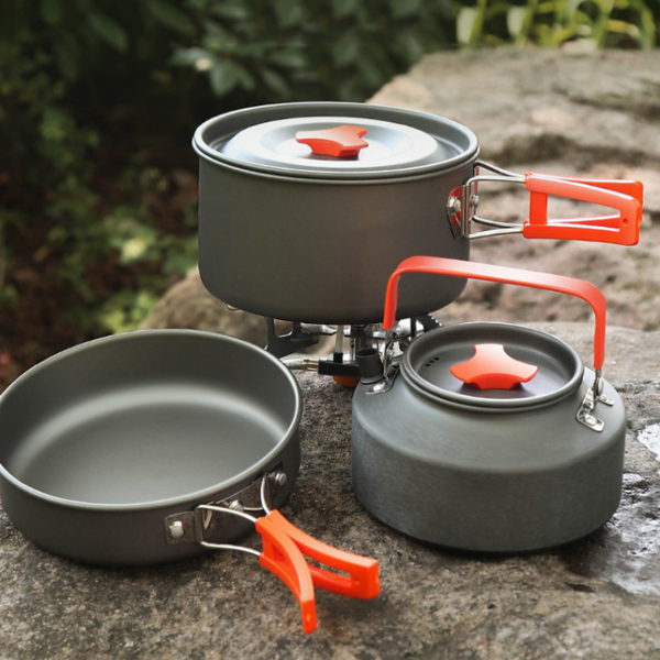 Best Camping cookware - 3 Camping Cookware set