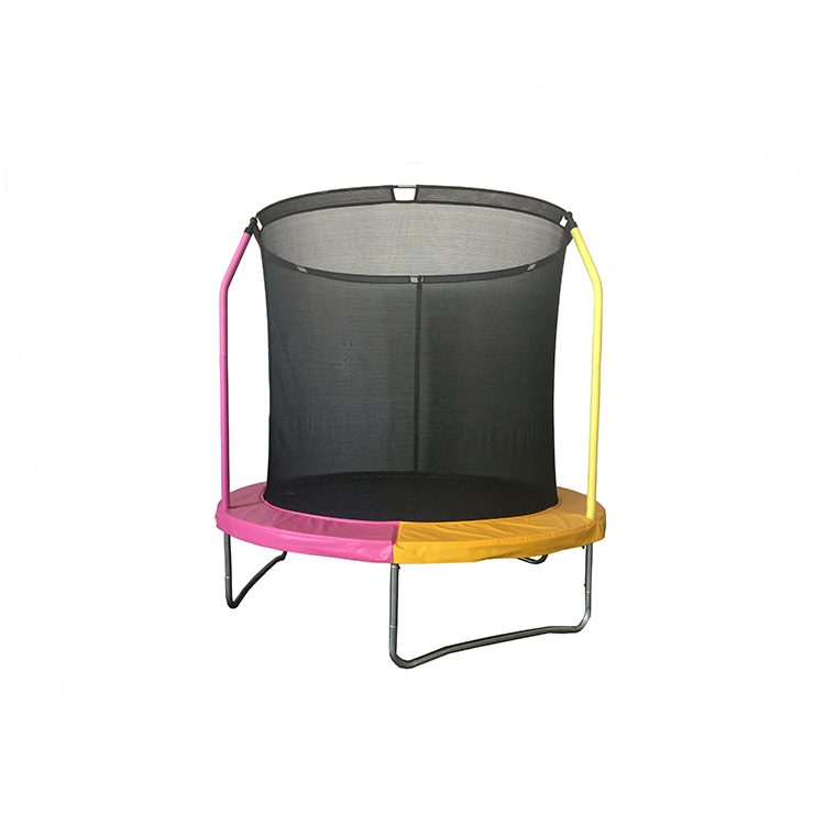 Trampoline with protect net