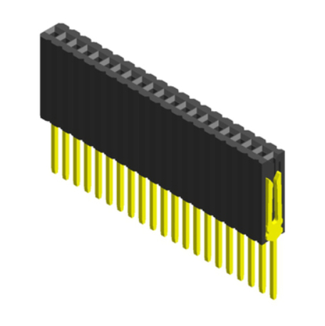 1.27mm Female header HFJSS85