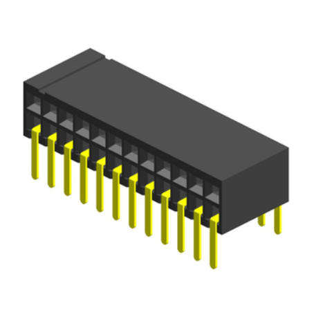 1.27mm Female header HFIDR52