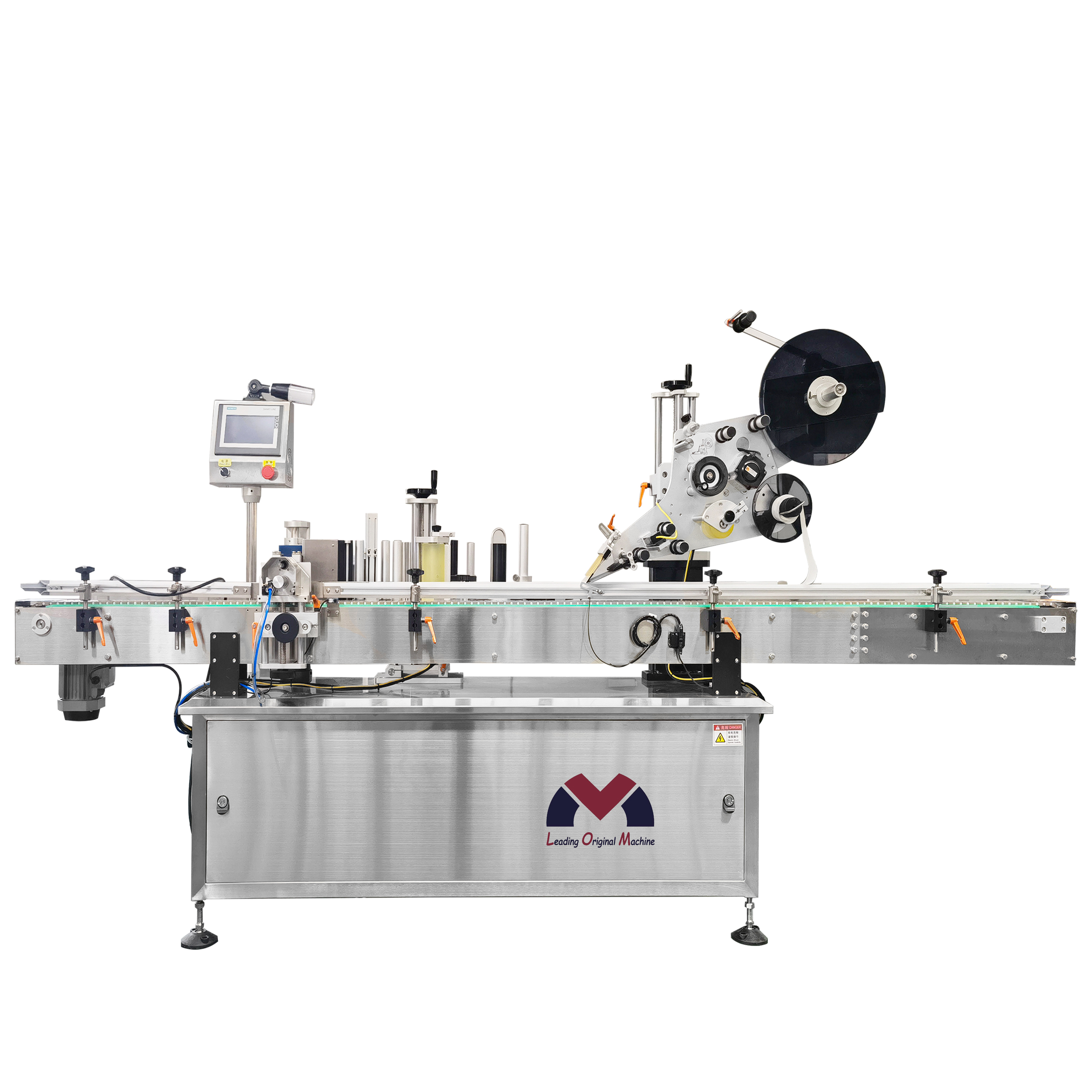 Labeling Machine for Round Bottles Both for Top and Body 2 in 1 machines