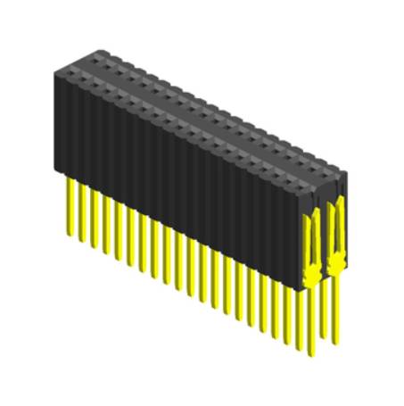 1.27mm Female header HFJDS85