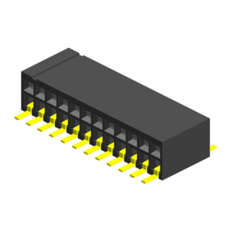 1.27mm Female header HFIDM52
