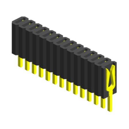 1.27mm Female header HFJSS46