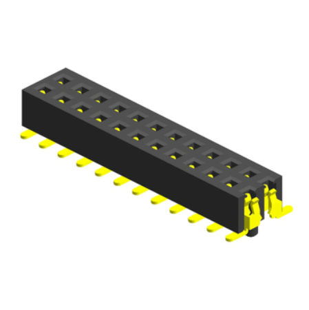 1.27mm Female header HFIDM20