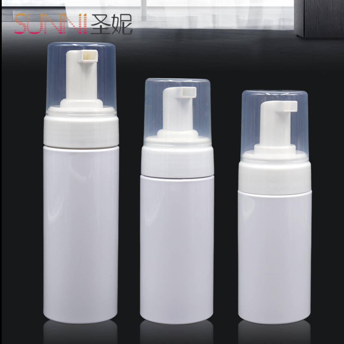 Plastic Foaming Face Wash Bottle Empty Foam Pump Bottle