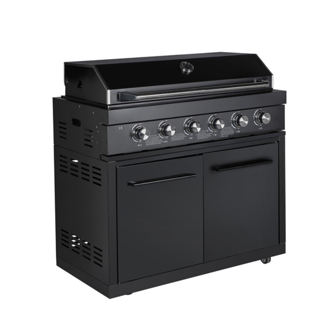 6 burners standing gas stove cooker with oven